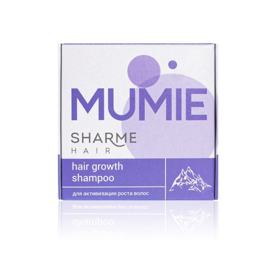 Натуральный твердый шампунь Sharme Hair Mumie для активизации роста волос, 50 г